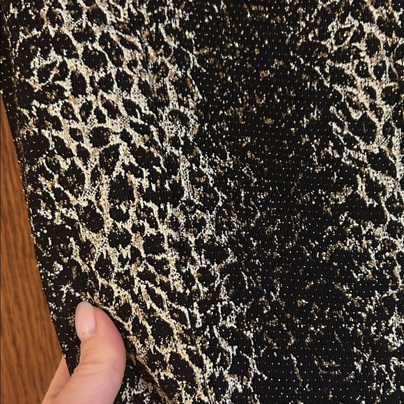 Scarlett sparkly leopard Print Midi Dress - Picture 6 of 8